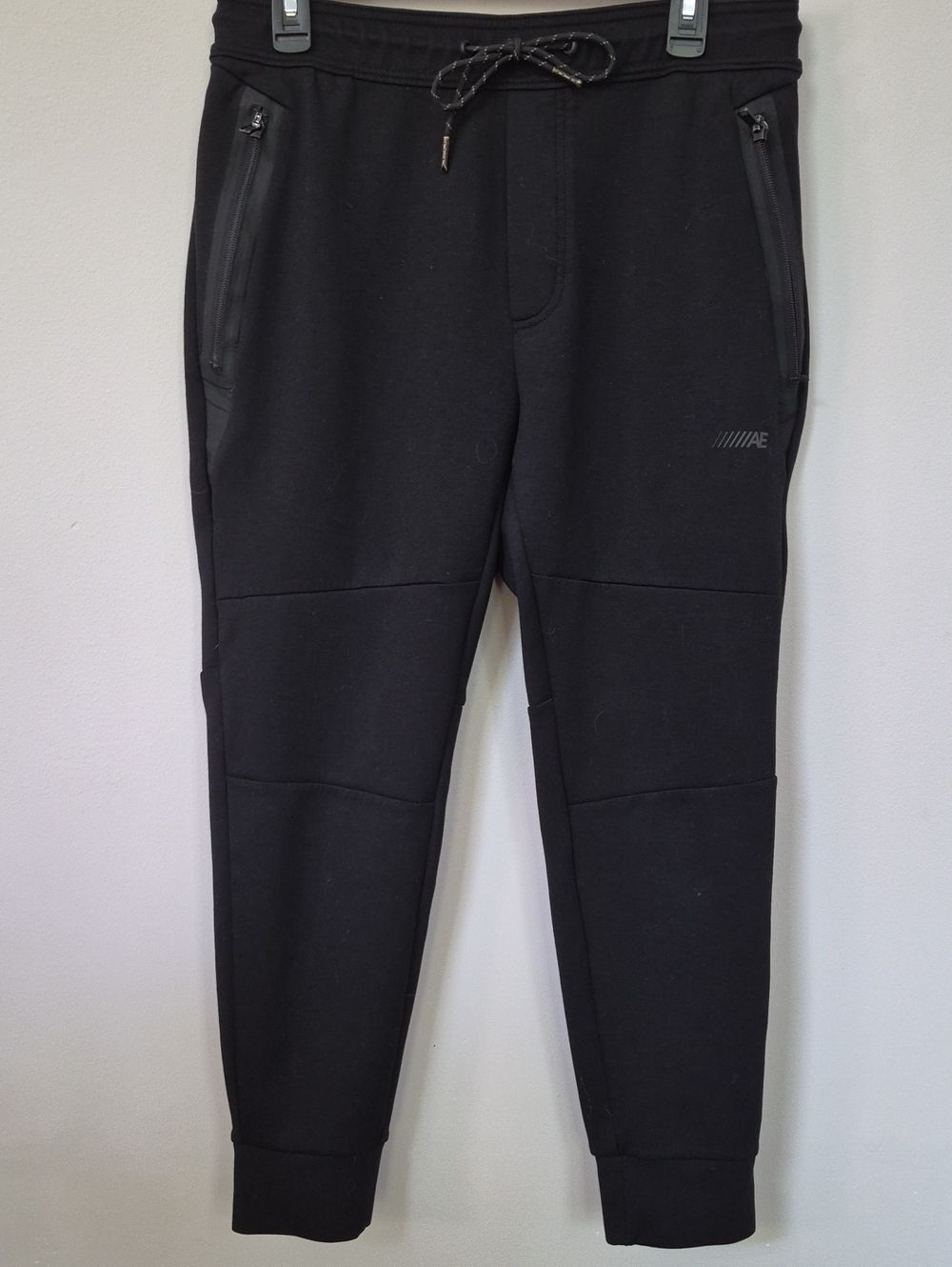 American Eagle Outfitters Mens M  Black Performance Fleece Jogger Sweatpants